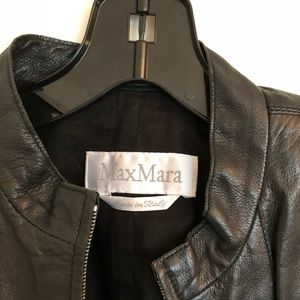 MaxMara leather jacket
